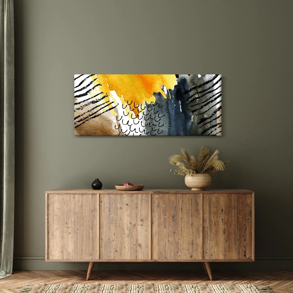 Tablou - Acuarelă abstractă (120x50 cm)