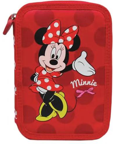 Penar neechipat 2 fermoare Pigna Minnie Mouse rosu MNPE1602-1
