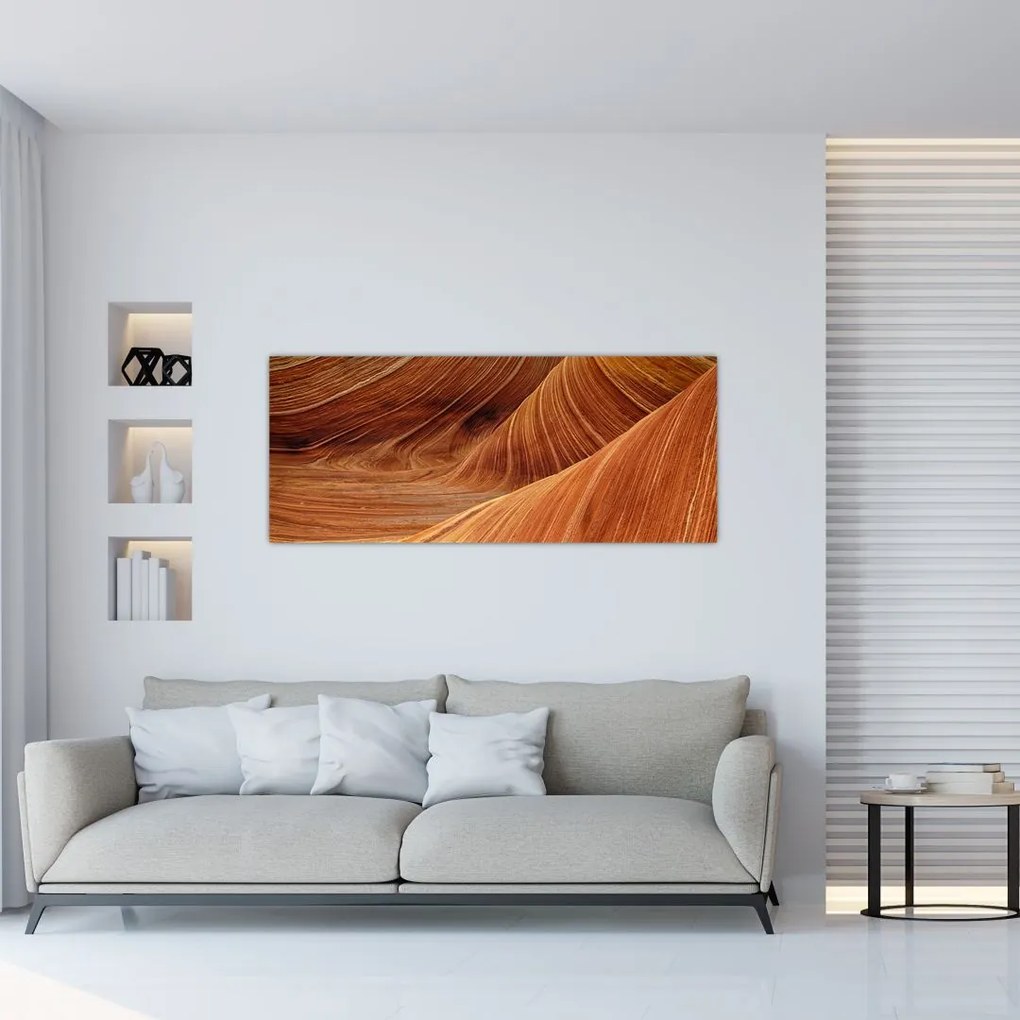 Tablou - Nisip roșu (120x50 cm)