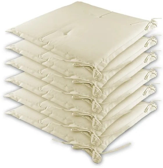 Deuba 6 perne Boston 43x39x5cm - crem