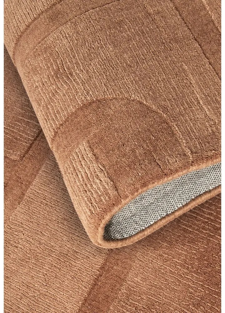 Covor tip traversă maro țesut manual din lână 80x250 cm Alexis – Villeroy&amp;Boch