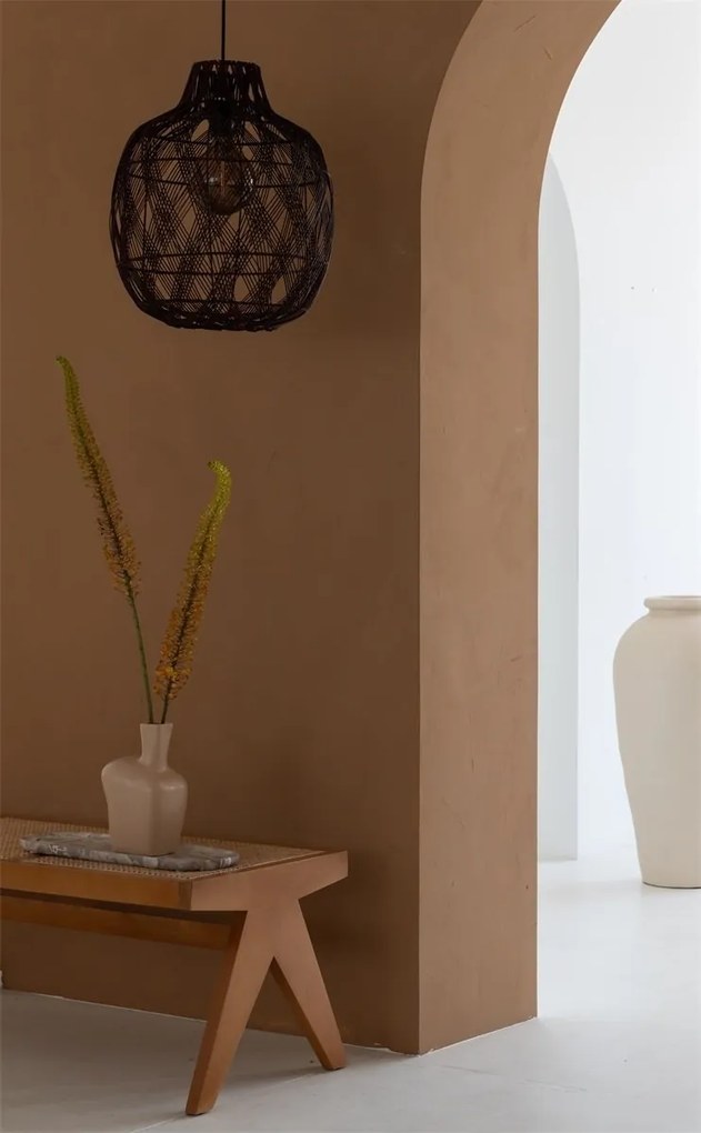 Lustra/Pendul Eco, Bambus, Mendoza visiniu, L