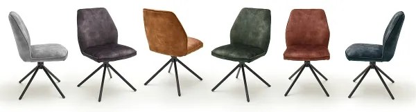 Scaun de dining NEXORO, 1 buc., gri