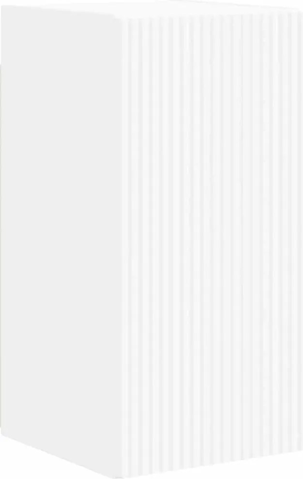 vidaXL Dulap TV de perete Pe perete Alb 30 x 31 x 60 cm Lemn compozit