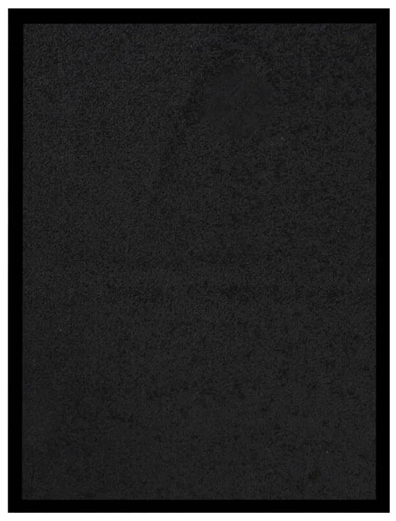 Covoras intrare, negru, 40x60 cm 1, Negru, 40 x 60 cm
