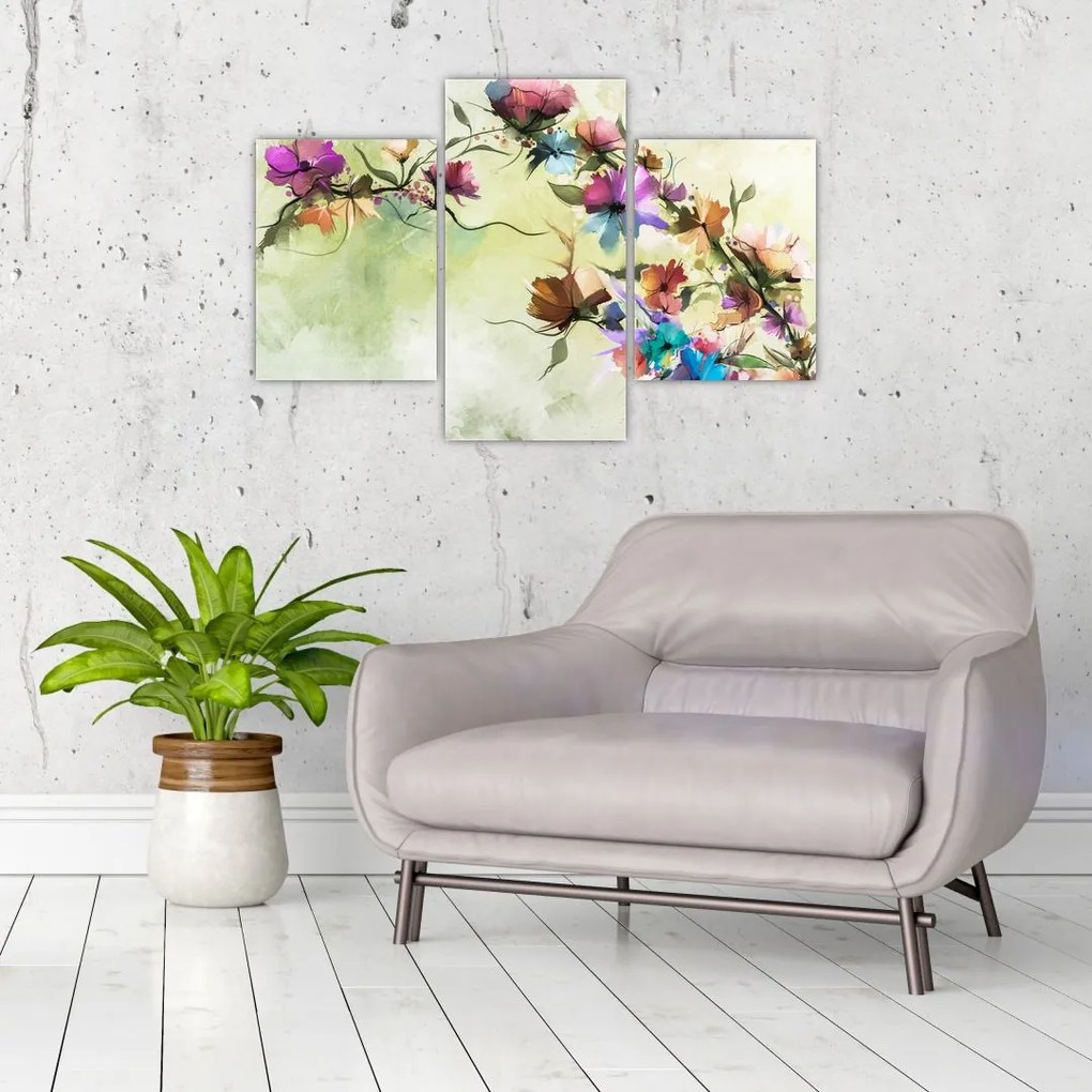 Tablou - Pictua cu flori (90x60 cm)