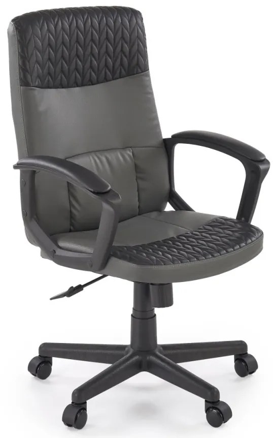 Scaun de birou Bjorn negru/gri H112 cm