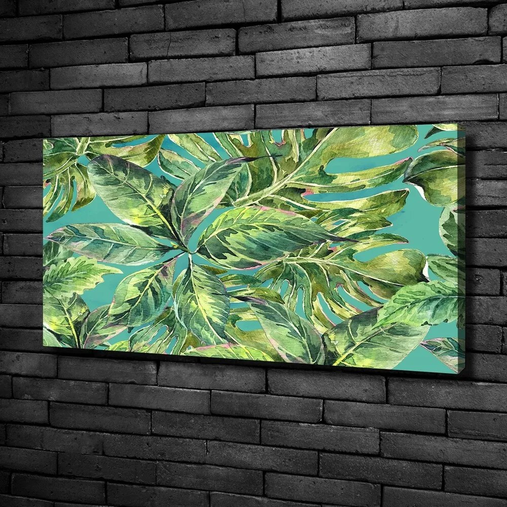 Print pe canvas Frunze tropicale