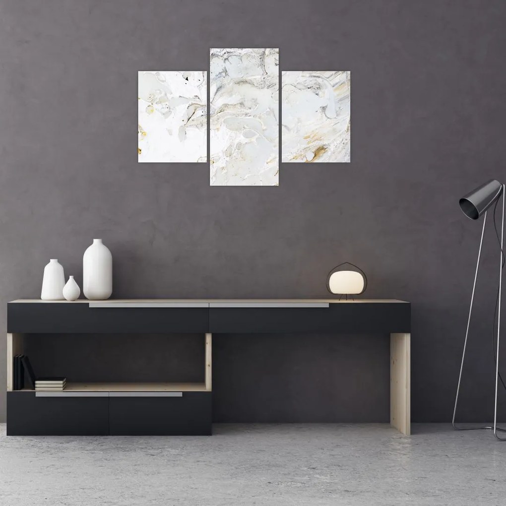 Tablou - Hârtie de ulei cu design de marmură (90x60 cm)