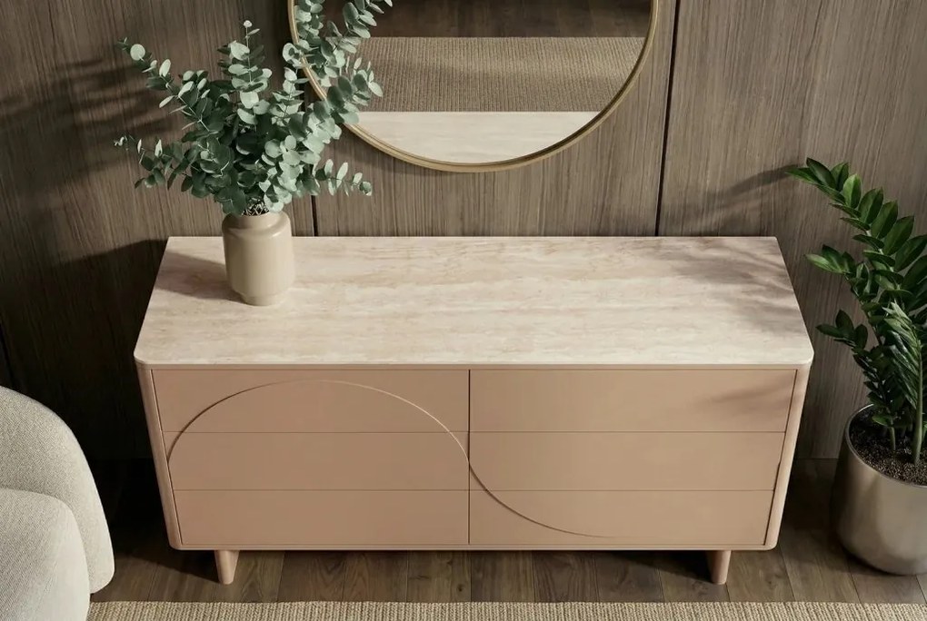 Comoda cu sertare si blat ceramic SAVOY 150cm