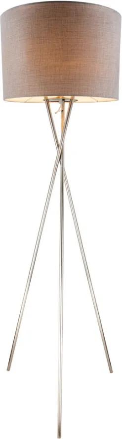 Lampadar Paco II, metal/tesatura, gri, 62 x 160 cm
