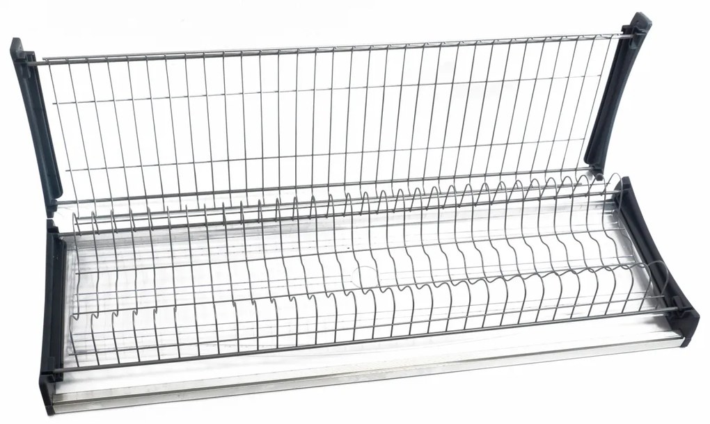 Scurgator /picurator vase pentru corp de de 450 | 600 | 700 | 800 | 900 mm , otel/plastic gri (Latime corp: 800 mm)