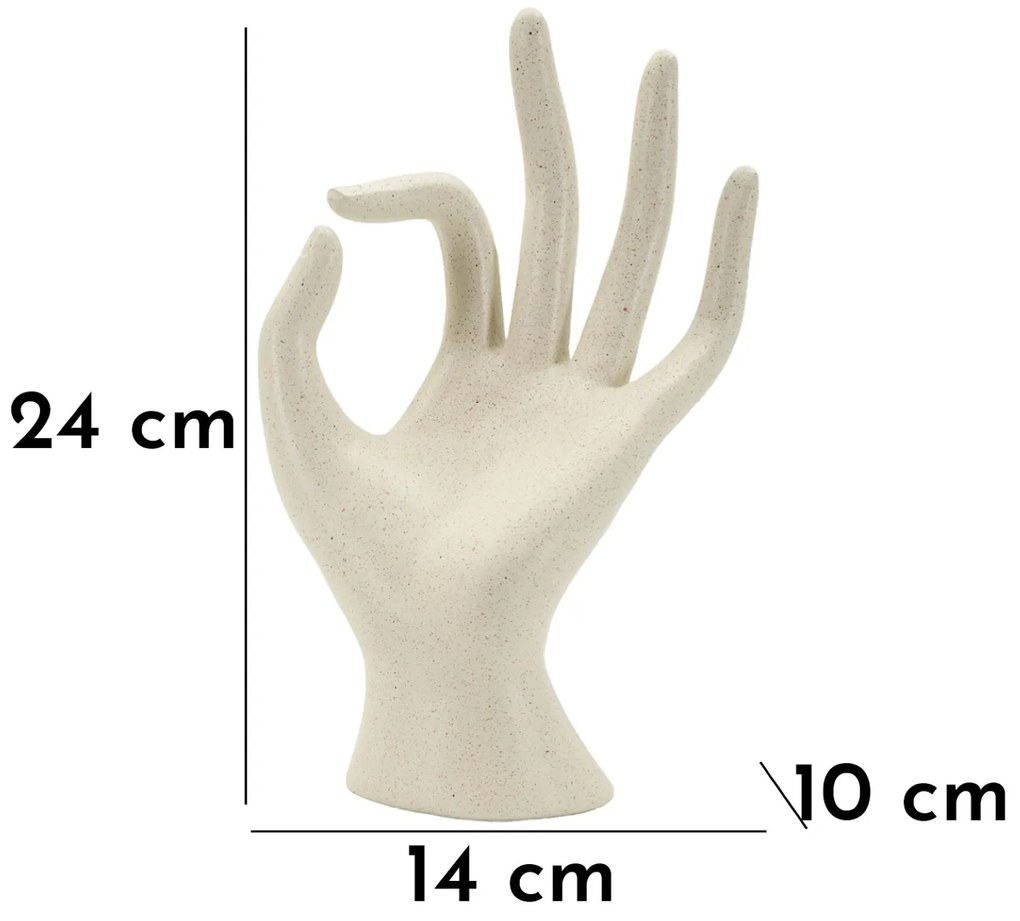 Mauro Ferretti  Sculptură Ok Stons Cm 14X10X22 | Aosom Romania