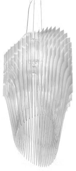 Lustra design Art Deco realizata manual Avia S White Fade