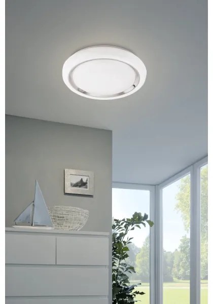 Eglo 96686 - Plafonieră LED RGBW CAPASSO-C, dimabil, 17W, 230V