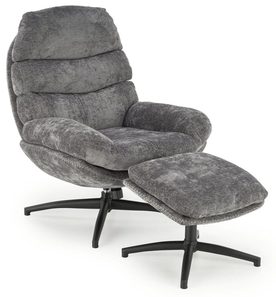 Fotoliu balansoar Dadario (gri). Promo -6%. 1092517