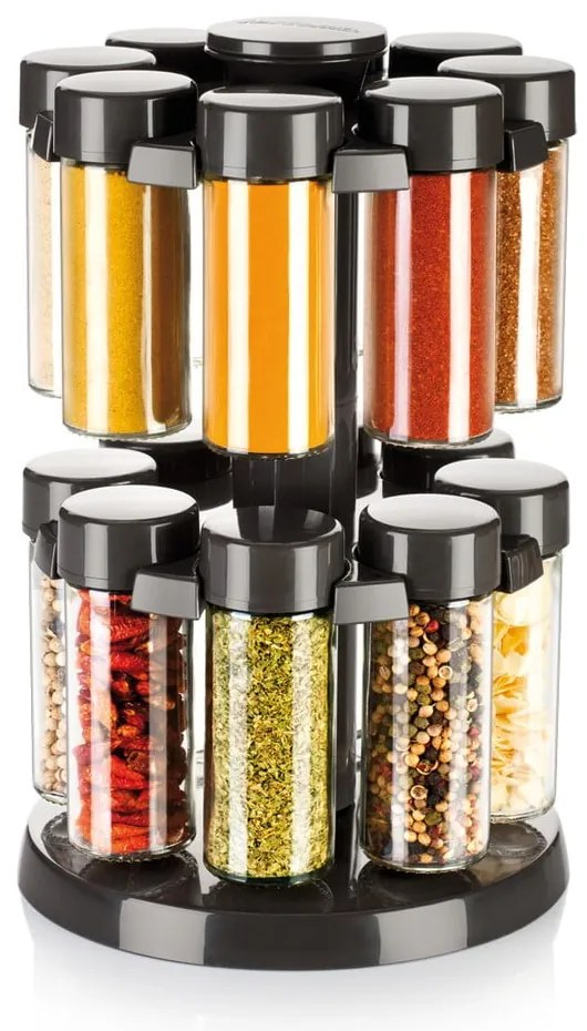 Recipiente de condimente cu suport 16 buc. Season – Tescoma