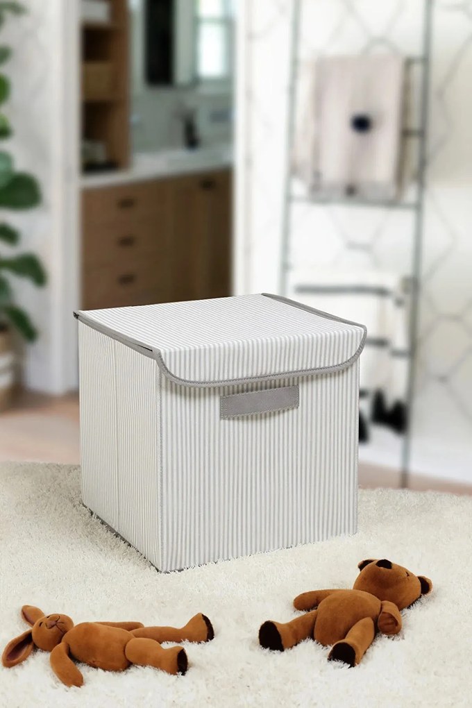 Cutie de depozitare din pâslă, Aberto Design, Culoare: Gri