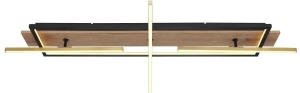 Globo 67296D2 - Plafonieră BEATRIX LED/48W/230V, maro