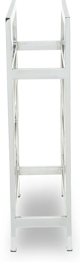 Raft pentru sticle de vin argintiu lucios din metal număr sticle 12 Barolo – Premier Housewares