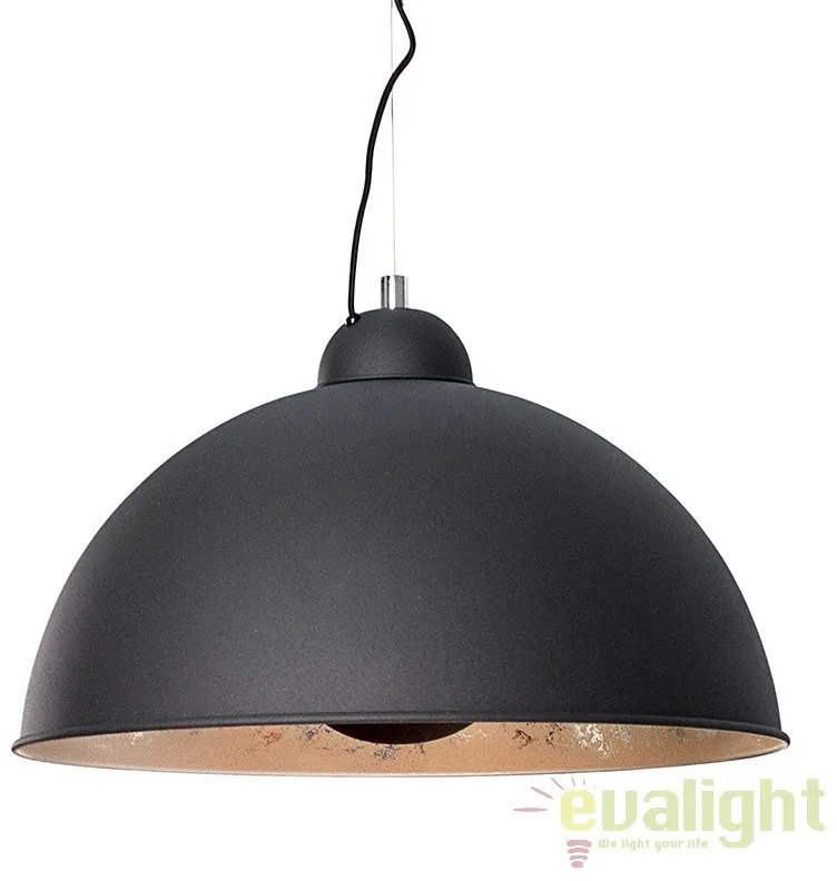 Lustra moderna, Pendul negru/ argintiu diametru 35cm, Studio A-36595 VC