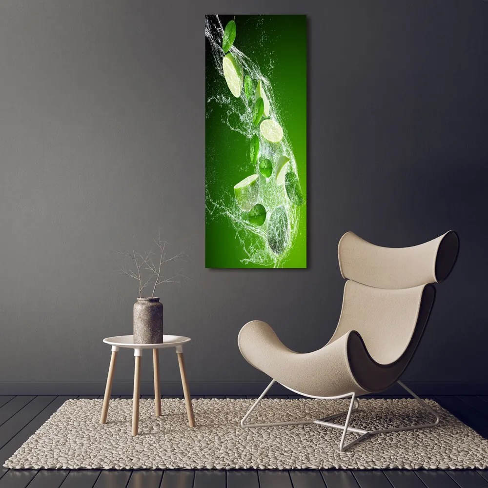Tablou canvas Lămâi verzi
