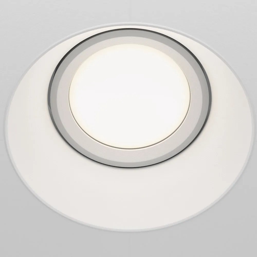 Spot incastrabil design tehnic Dot alb