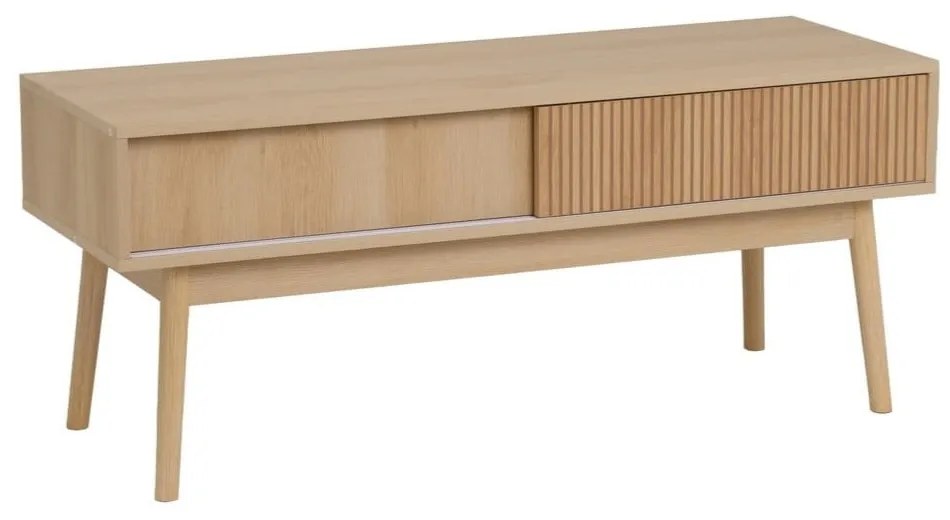 Comodă TV în culoare naturală 115x48x40 cm Naroa – Casa Selección