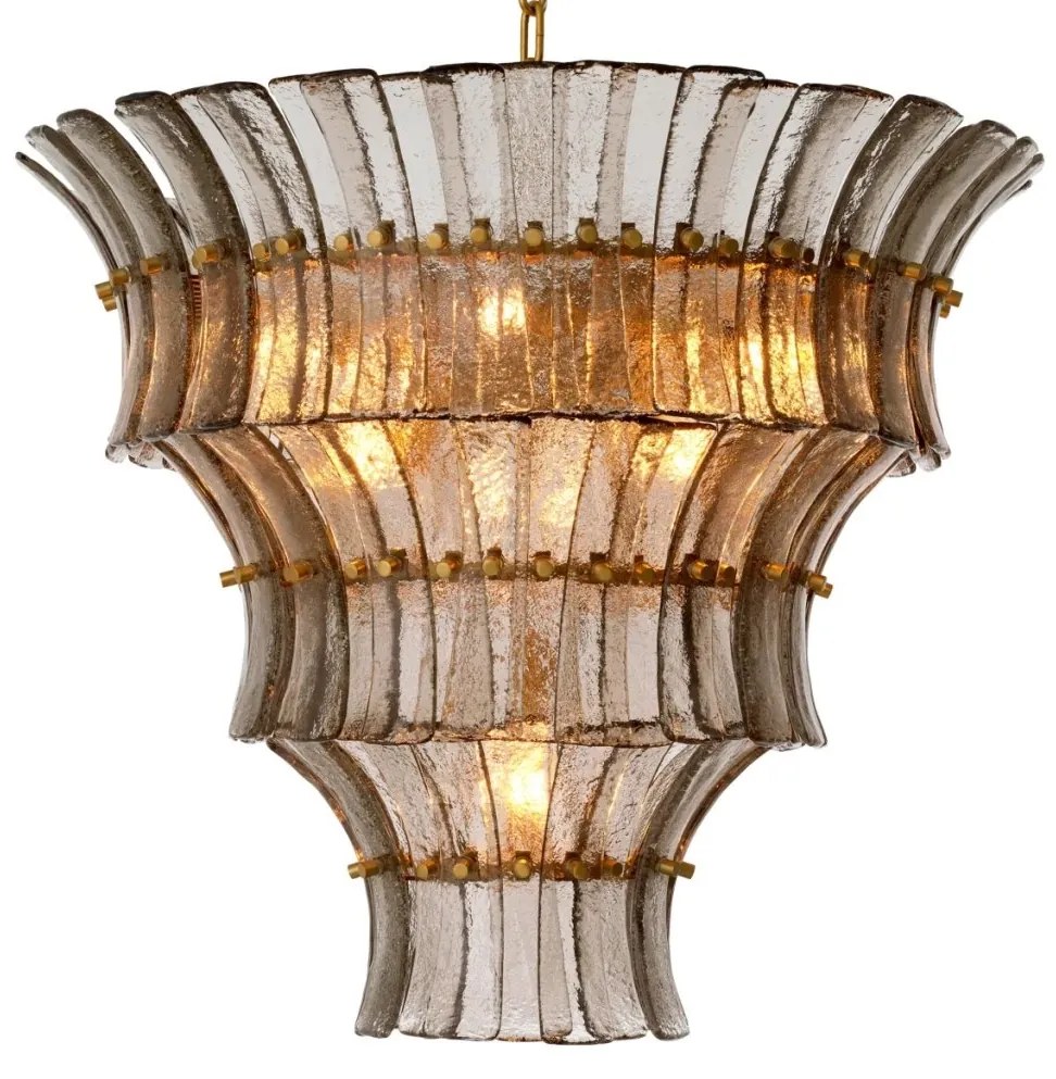 Candelabru LUX design deosebit Toscano fumuriu