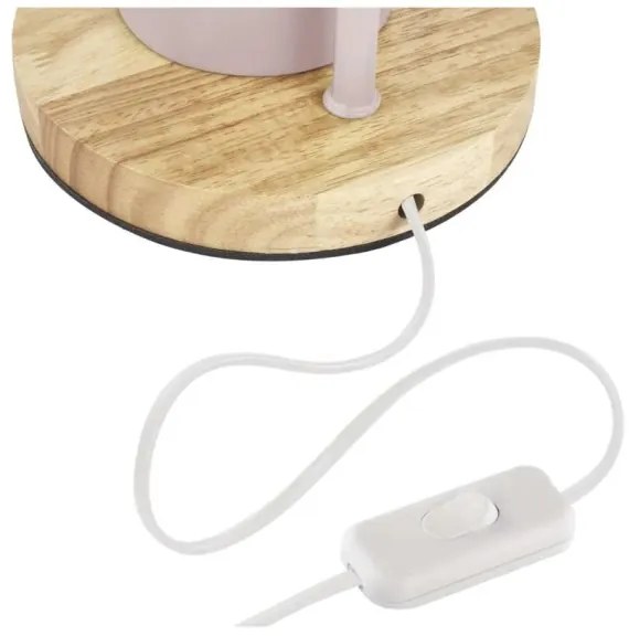 Lampă de birou POPPY 1xE27/25W/230V roz