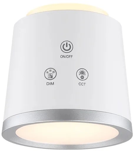 Globo 58454W - Lampă de birou LED tactilă reglabilă MEEYA LED/6W/3,7V albă