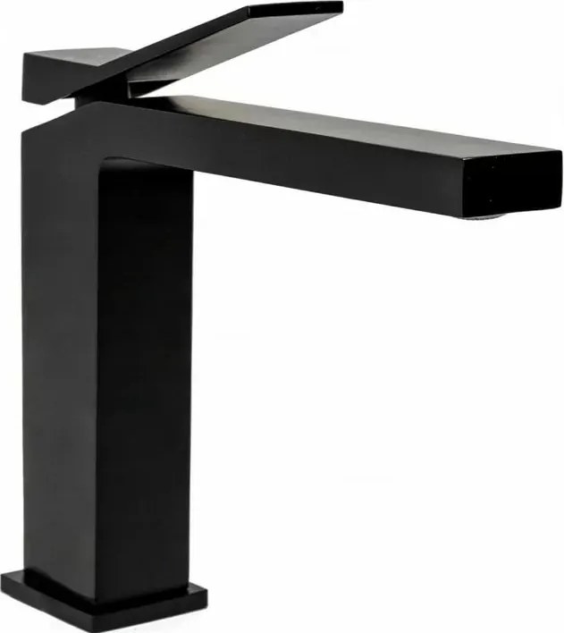 Baterie neagra lavoar Rea Duet Black