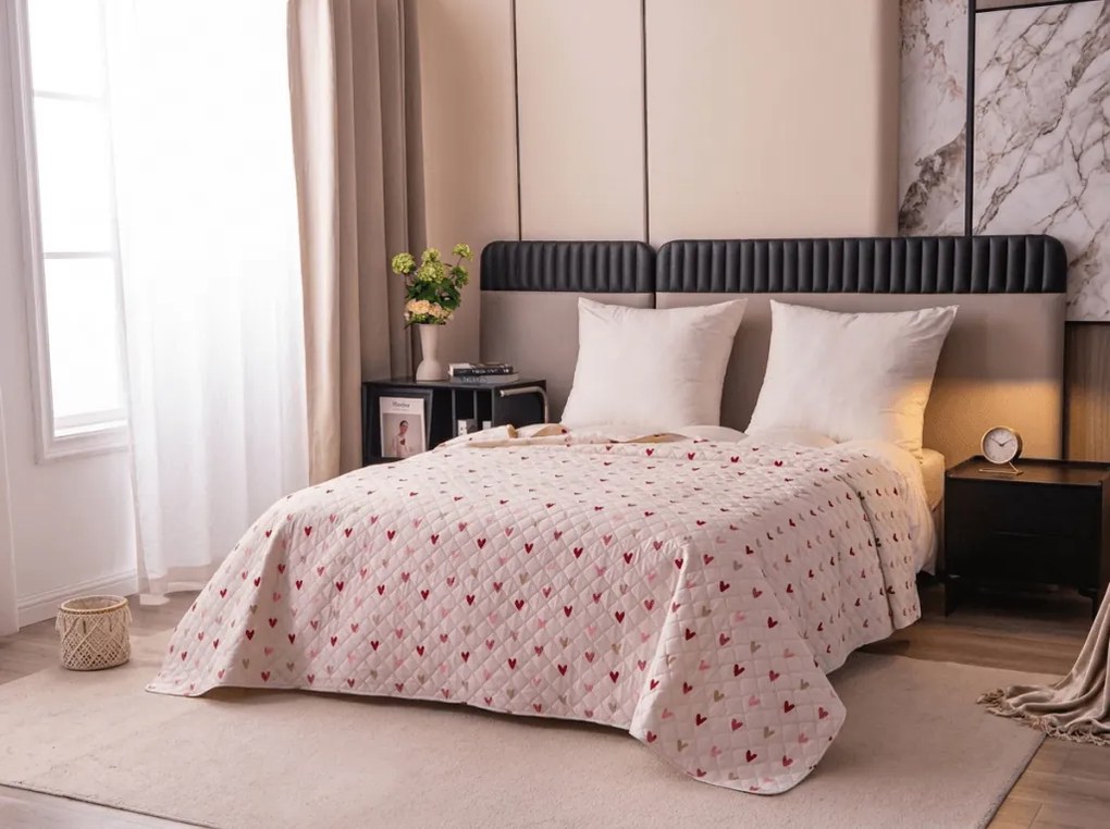 Cuvertura de pat SOFHEARTS, crem Dimensiune: 170 x 210 cm