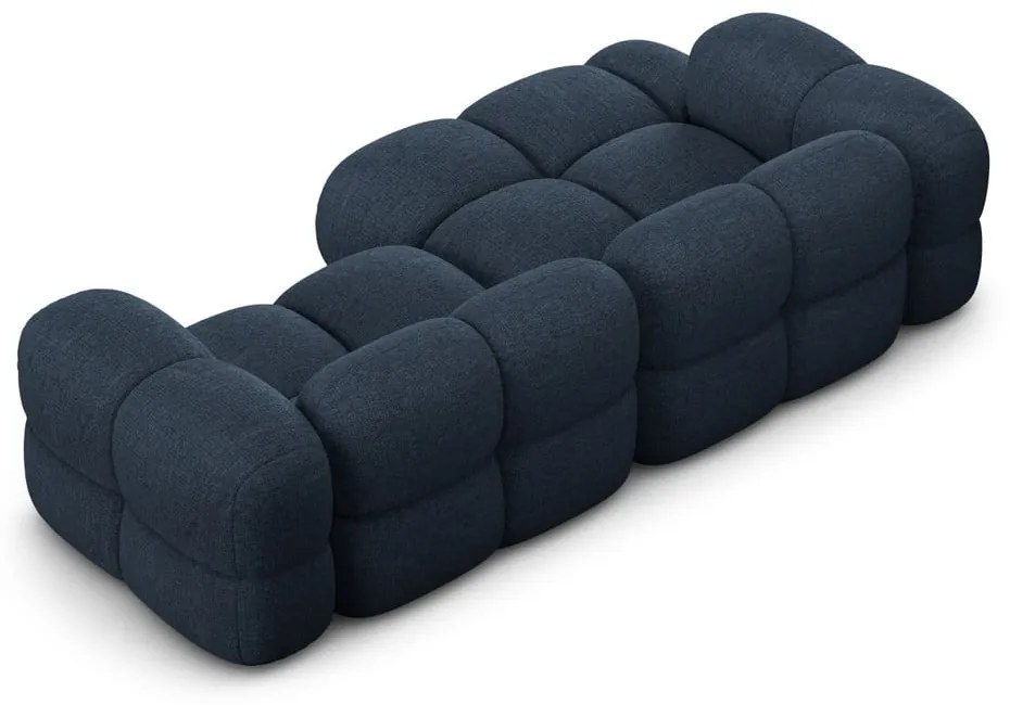 Colțar albastru închis (cu colț pe partea stângă/cu șezlong) Loretto – Cosmopolitan Design