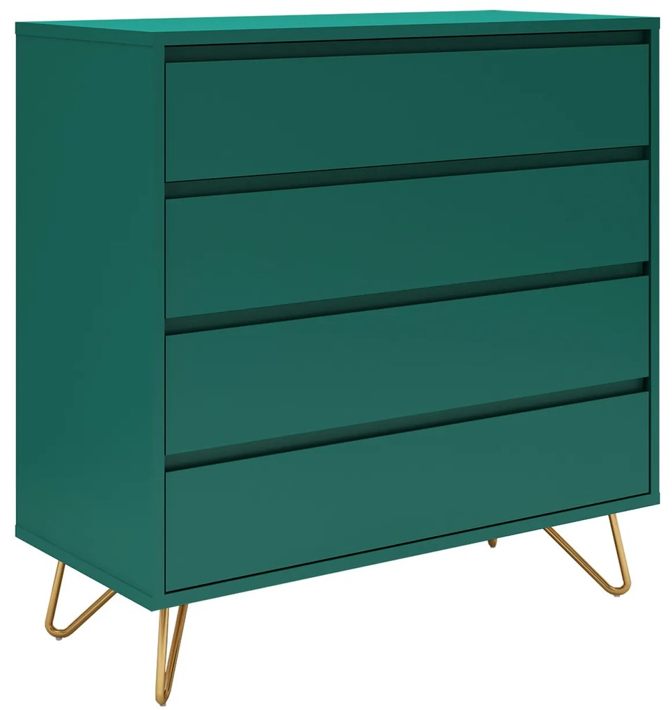 Comoda din MDF 90 cm verde