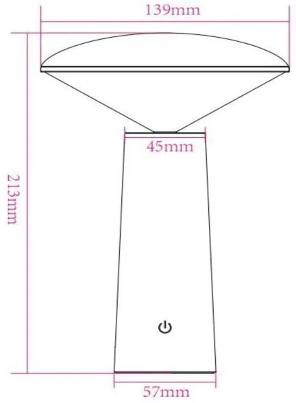 Lampă LED dimabilă Lucide 02807/04/30 JIVE LED/3W/5V 3000/6500K IP44 negru