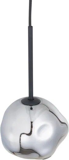Brilagi - Lustră suspendată pe cablu VULCANO 1xG9/8W/230V Ø 15 cm negru/fumuriu