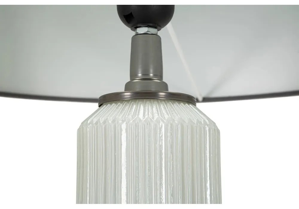 Lampadar gri cu abajur textil (înălțime 163 cm) Bright – Mauro Ferretti