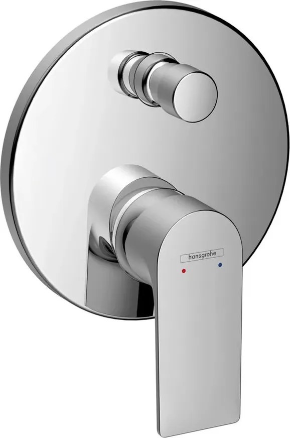 Baterie cada - dus incastrata Hansgrohe Rebris E crom lucios