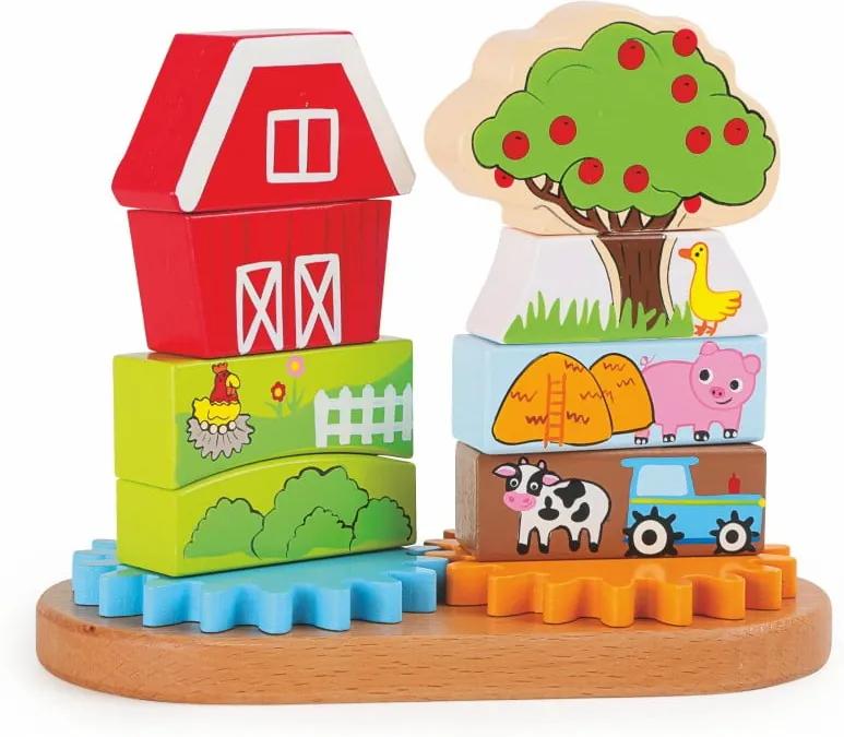 Jucărie din lemn Legler Farm Puzzle
