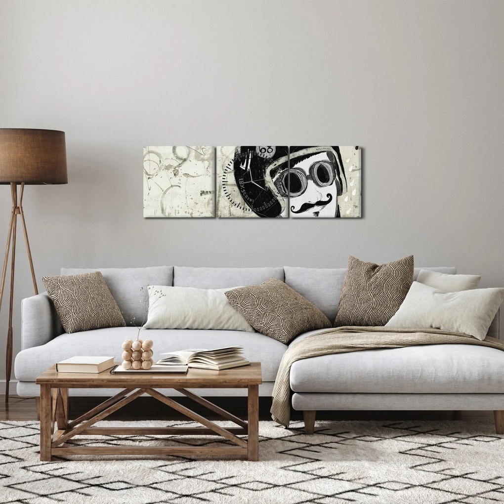 Tablou - Concurent (cu ceas) (90x30 cm)