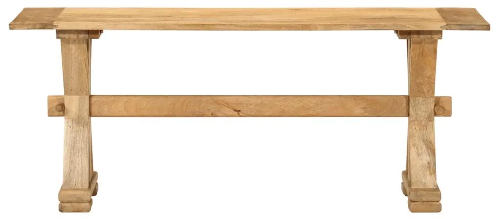 354991 vidaXL Bancă, 110x35x45 cm, lemn masiv de mango