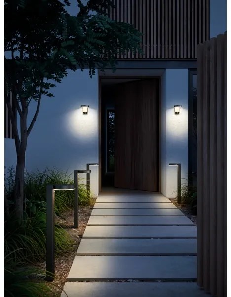 Nordlux - Lampă solară LED de perete cu senzor RICA LED/5W/3,7V IP44