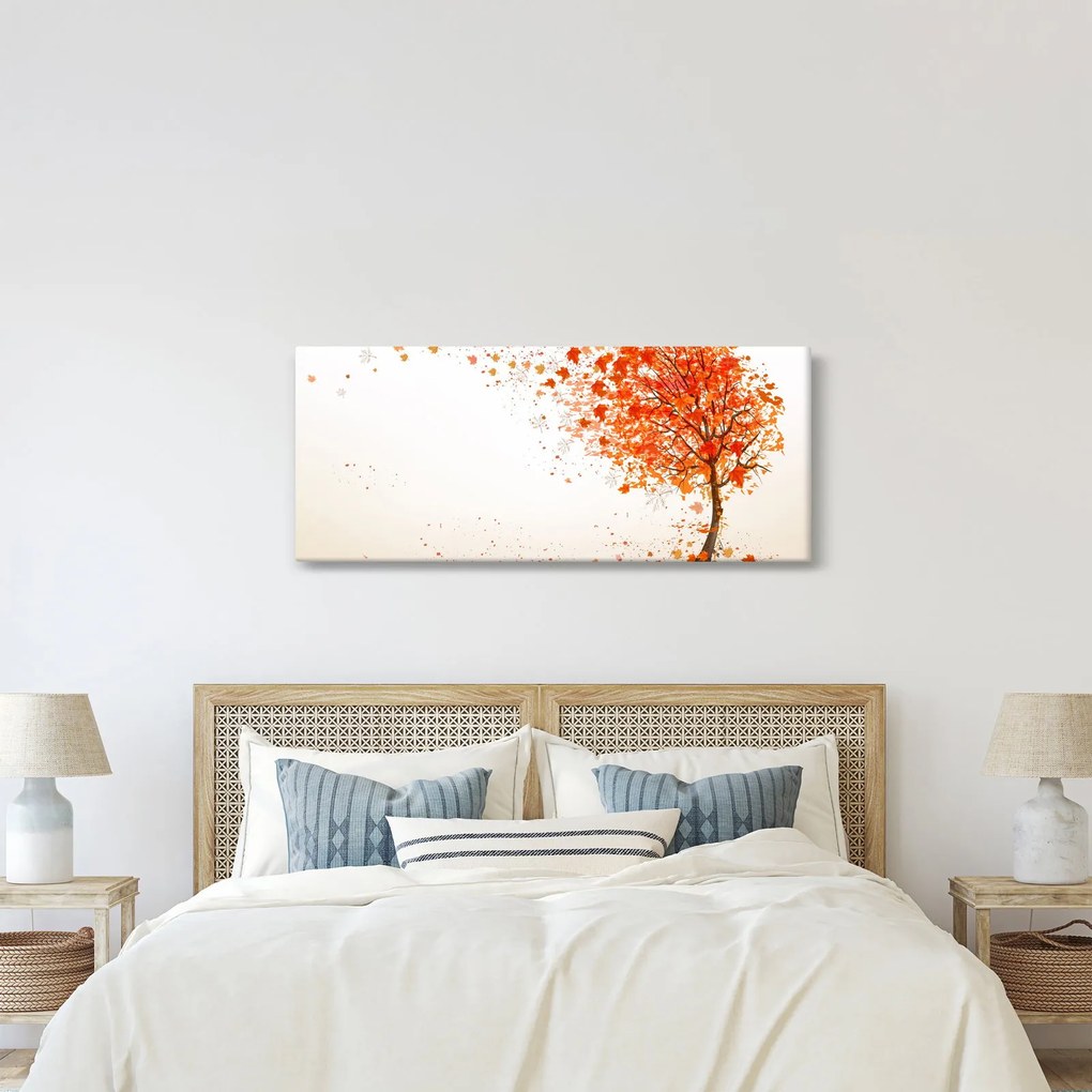 Tablou - Copac în vâmnt (120x50 cm)