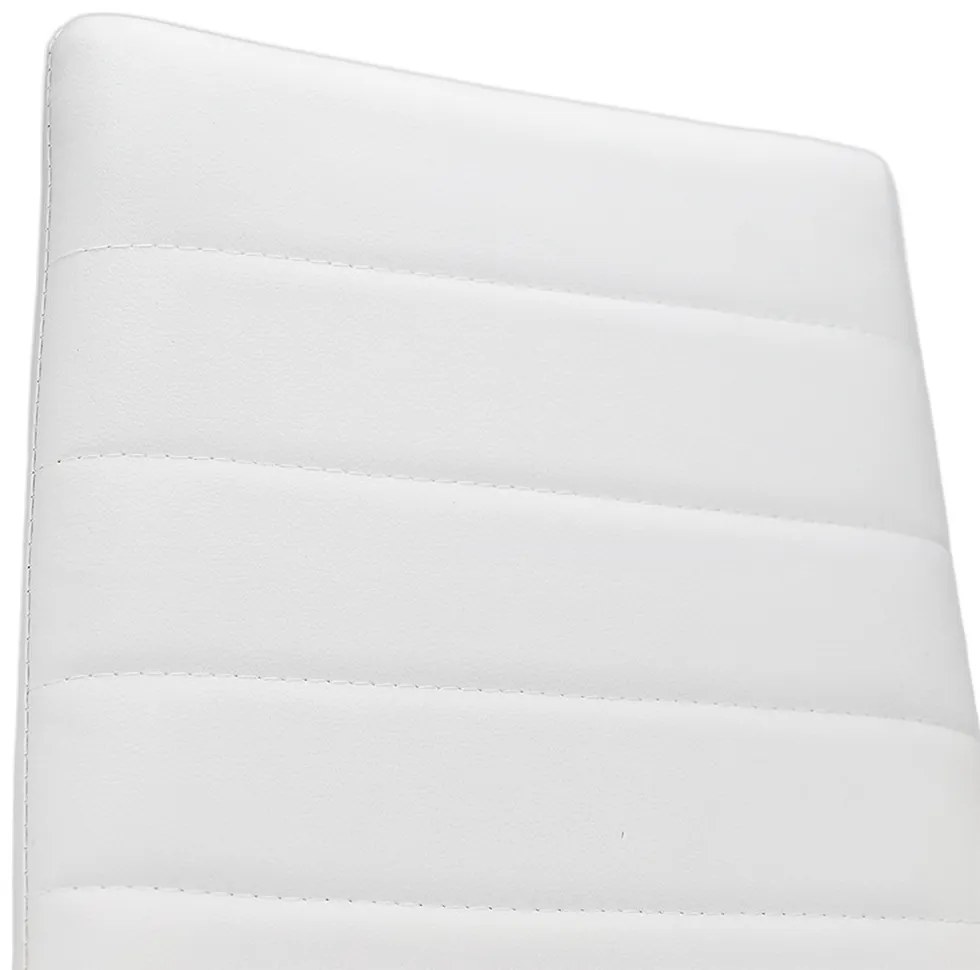 Set de sufragerie Nash 4+1 alb-gri