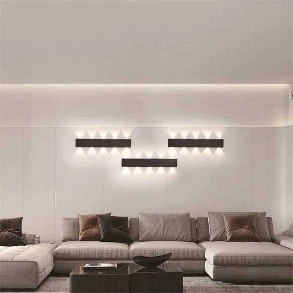 Aplica Led, Elit's, 20W+18W, Negru
