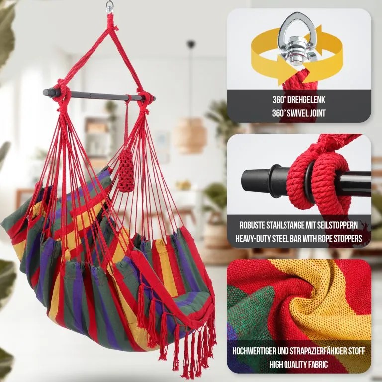 MIADOMODO Balansoar suspendat, colorat