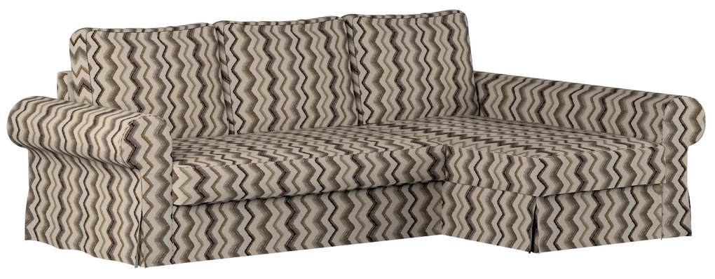 Husa canapea extensibila cu sezlong Backabro