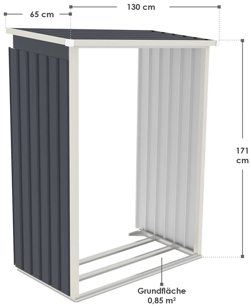 Magazin pentru lemn la metal casa M dreapta