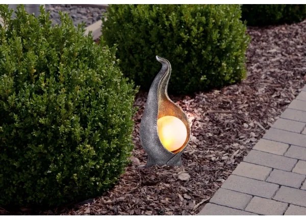 Corp de iluminat LED solar Globo 33439 SOLAR LED/2,16W/3V 3000K IP44 argintiu